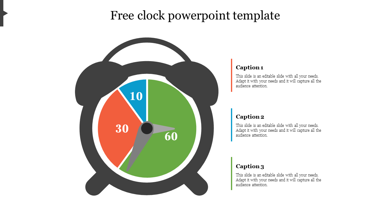 free clock powerpoint template
